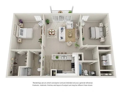 Floor plan 2X2 Pinehurst