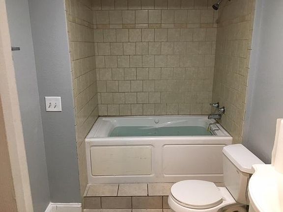 bathroom 2- spa tub and shower