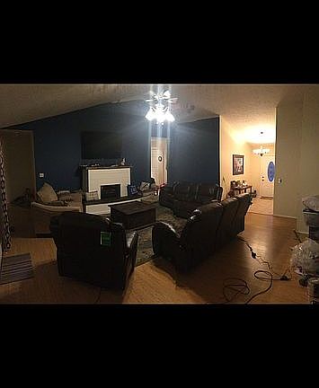 Vaulted ceilings living room