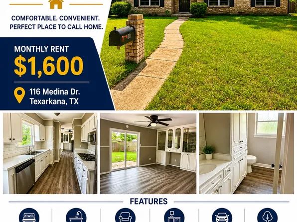116 Medina Dr, Texarkana, TX 75503