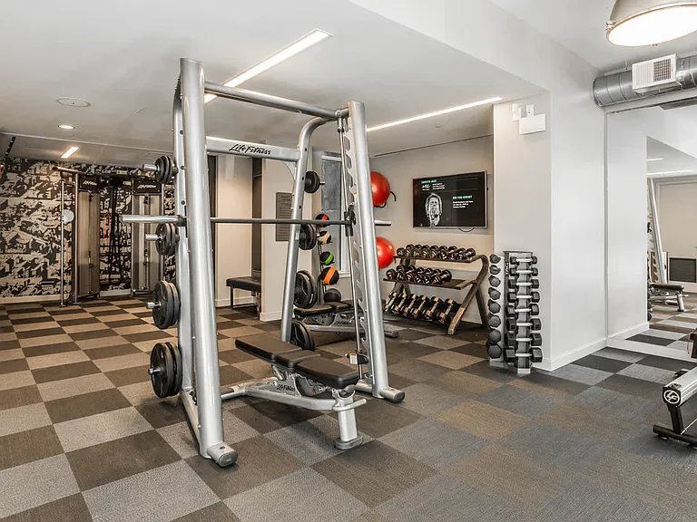 Fitness Center with Peloton Bikes