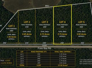 LOT 4 Fries Bay Rd., Loris, SC 29569