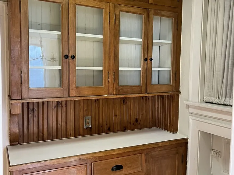 Built-in cabinets in butler's pantry