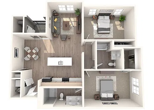 Floor plan 2B2