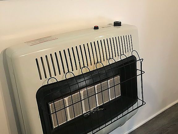 Propane heater great room