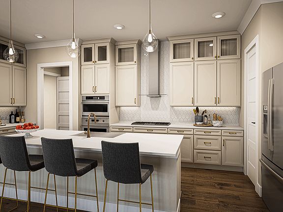 Mayes Hall Plan 3- Kitchen Rendering