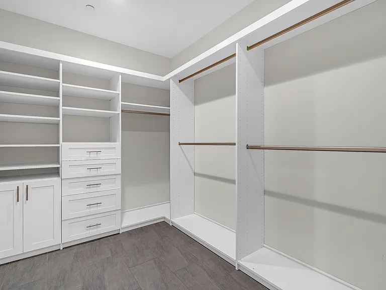 Spacious Walk In Closet