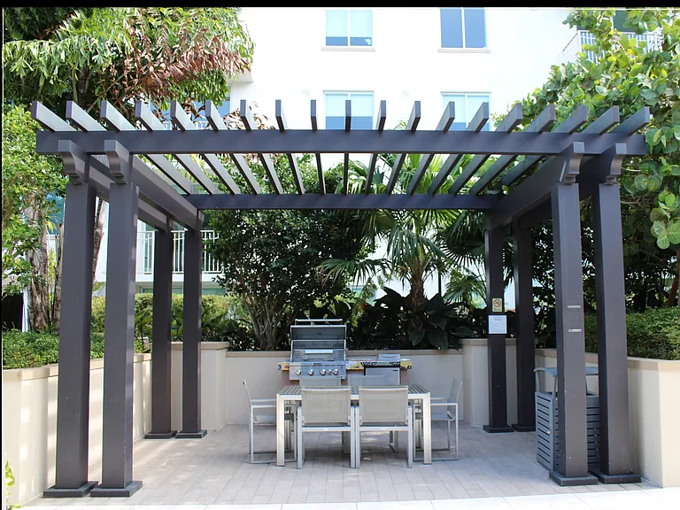 BBQ Pavilion with Pergolas