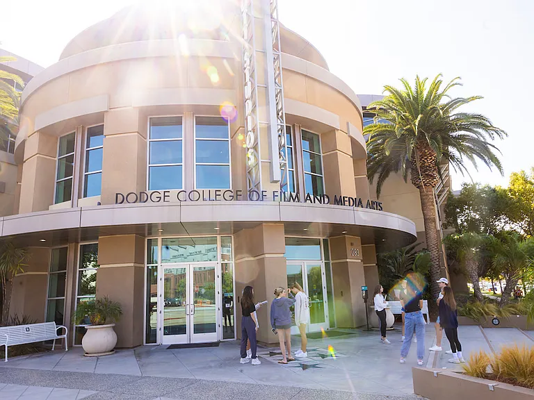 Walk to Chapman University Film & Media school