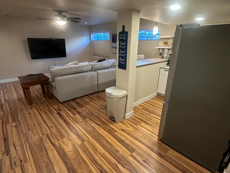 Basement Apartment, Living Room