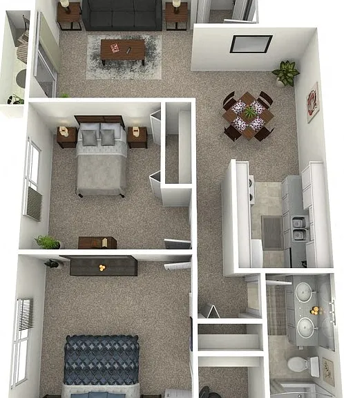 Towne Square Apartments and Townhomes — Photo 47