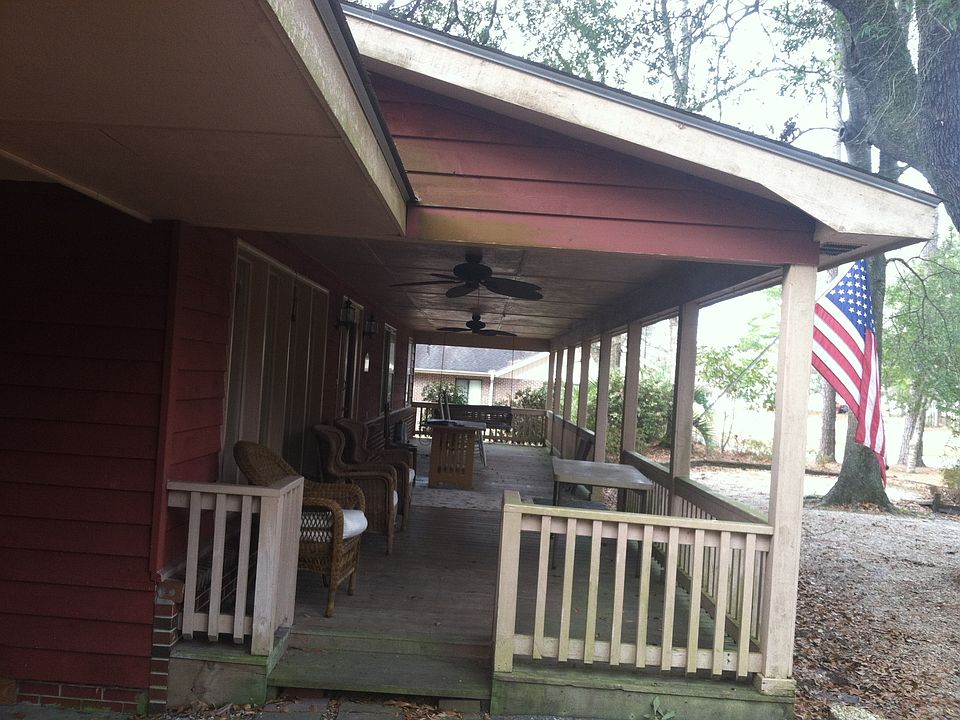 Full length front porch