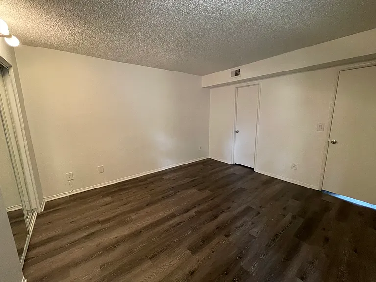 Master bedroom with inside bathroom