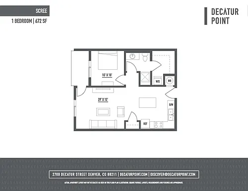 Floor plan Scree