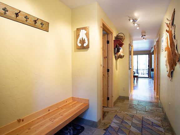 Step into the radiant heated entryway