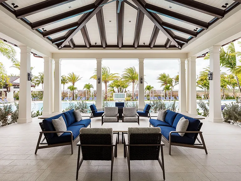 Clubhouse outdoor seating