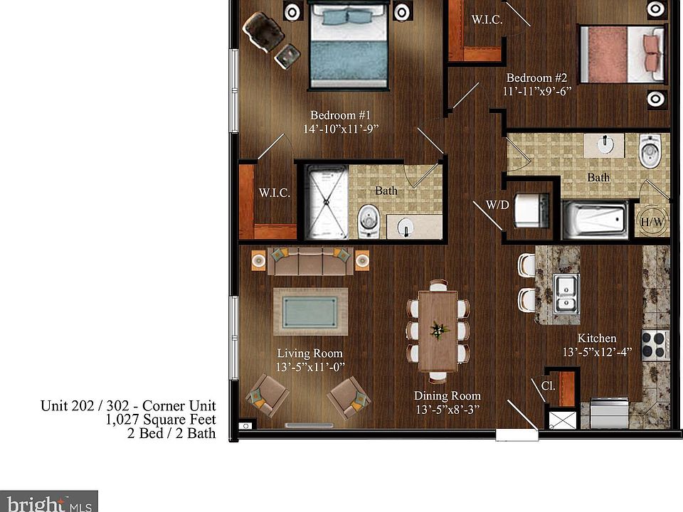 2nd image of 1032 E Hector St #302