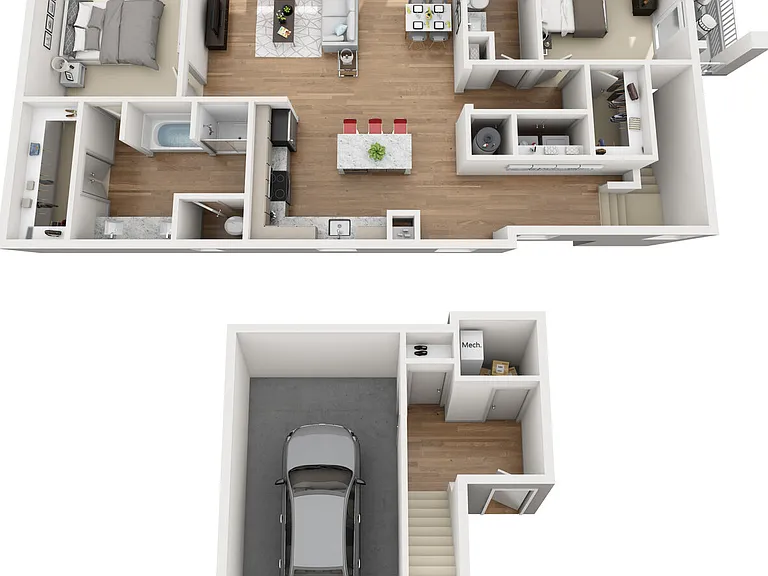 B6 floor plan Upton at Longhorn Quarry