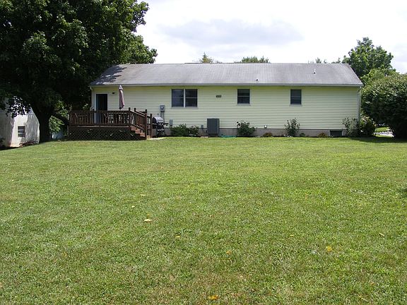 Rear view of house