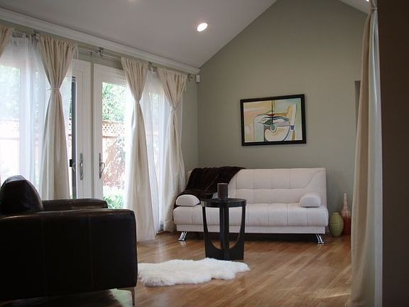 Family Room w/French Style Sliding Doors to Patio and Garden