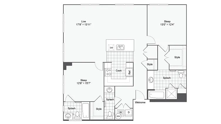 Floor plan B24