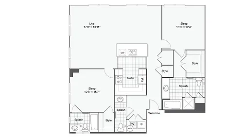 Floor plan B24