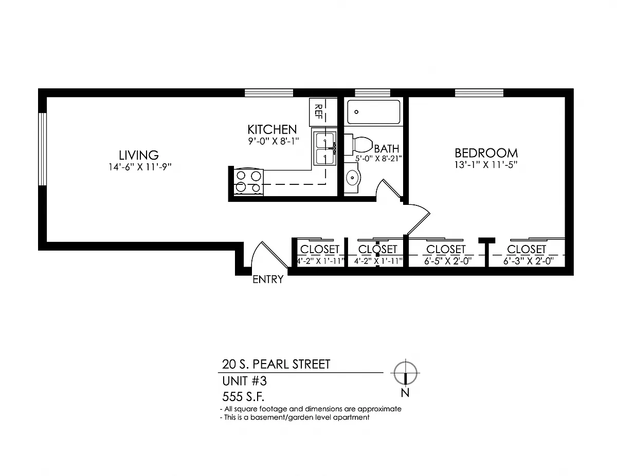 Floor plan 1 Bed