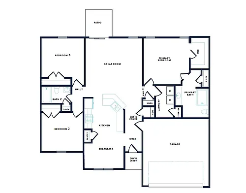 Floor plan The Maple