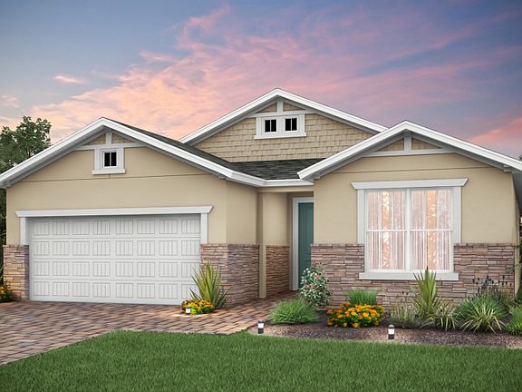 Home Exterior C2A with decorative stone detail