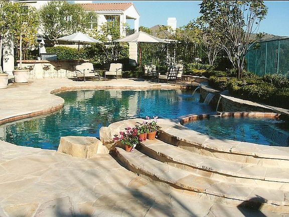 Pool and spa and views