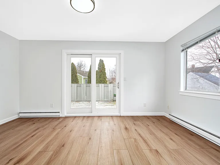 Bedroom open to private deck