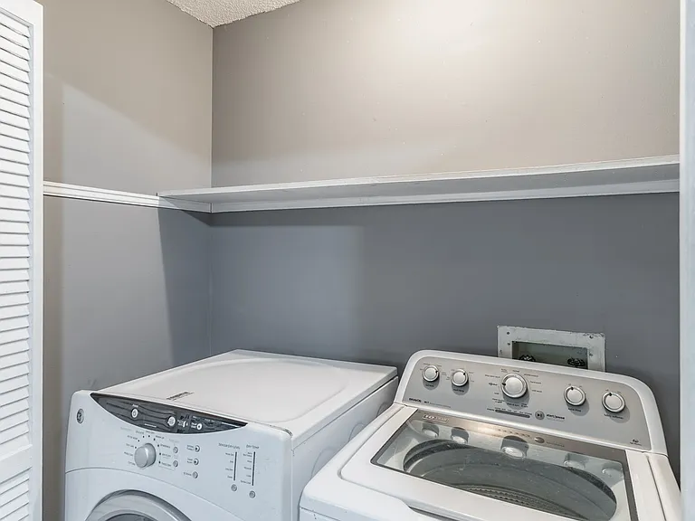 In-unit washer and dryer