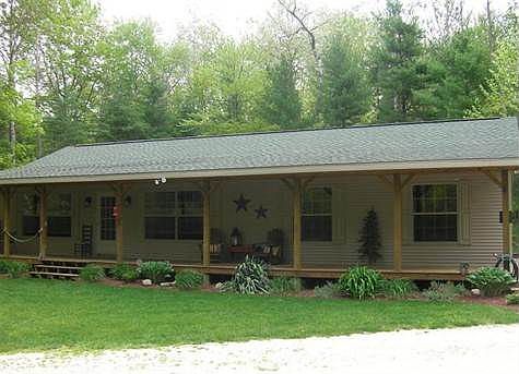 Listen to the sounds of Lake Michigan while relaxing on the porch.