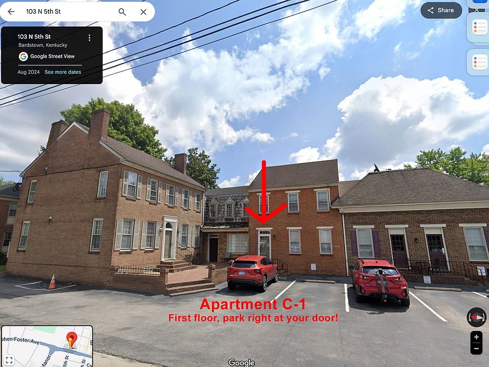 A-2 apartment is located in the center of the 8-Plex complex.