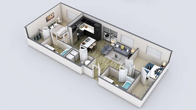 Floor plan B3