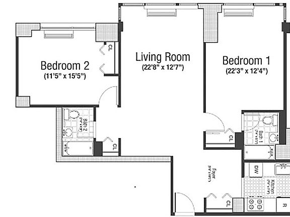 2nd image of 111 W 67th St APT 43C