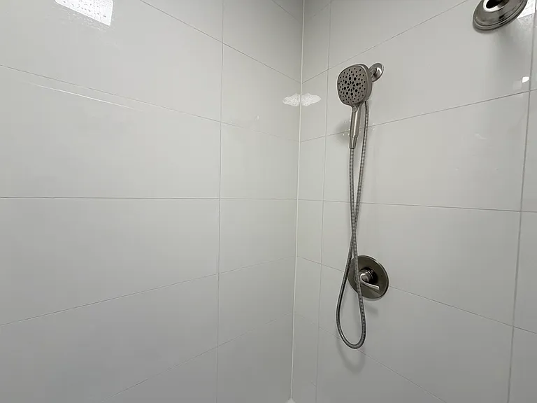 Tiled shower