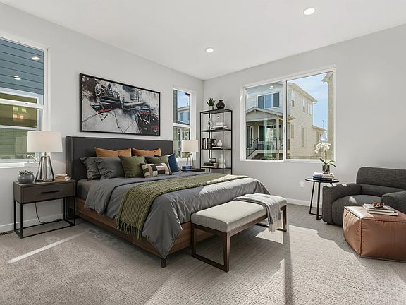 Homesite 45 Primary Bedroom - Virtually Staged