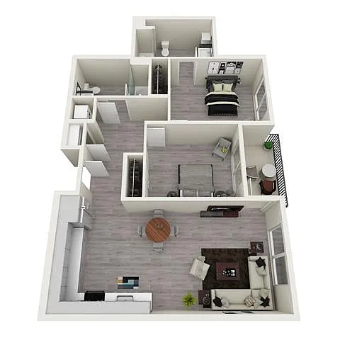 Floor plan 2X2 E