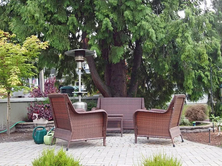Front Patio seating area or fire pit.