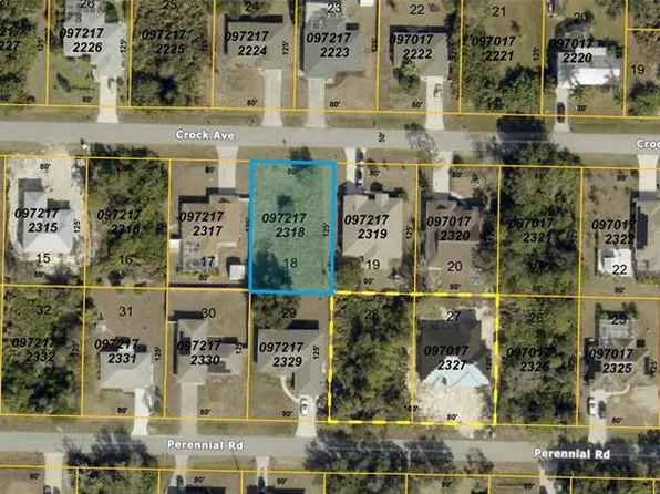 Lot 18, CROCK AVENUE LOT 18, NORTH PORT, FL 34291