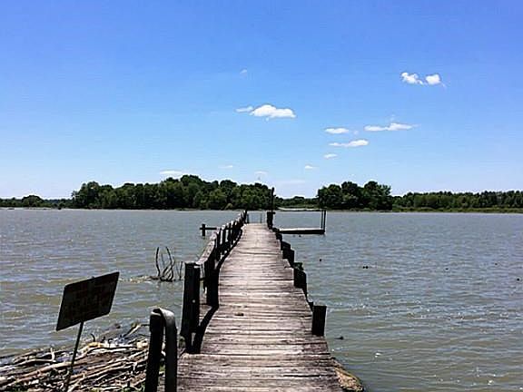 Fishing Pier looking at the water