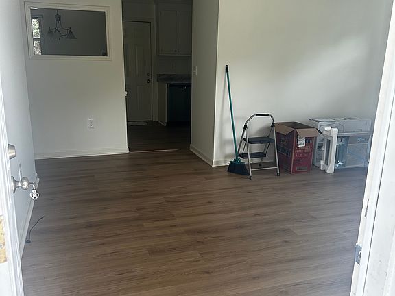 Entryway into living room