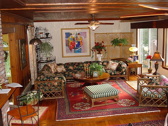 Great Room/Dining Room with magnificent views of river