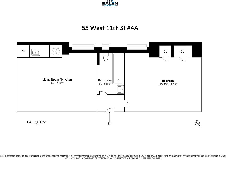2nd image of 55 W 11th St APT 2A