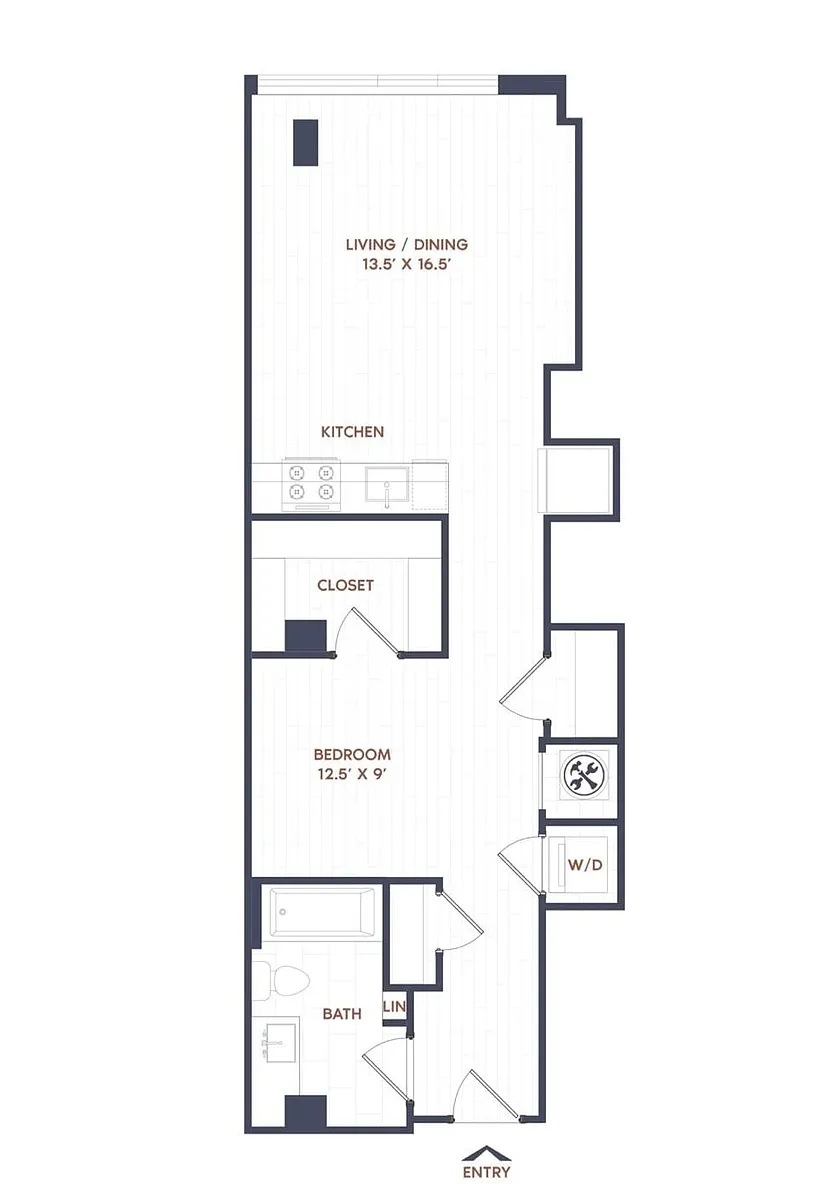 Floor plan Studio-S07