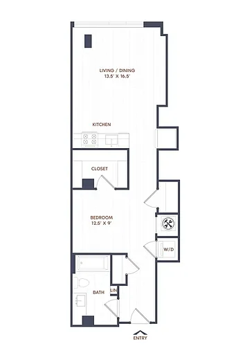 Floor plan Studio-S07