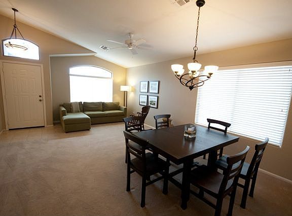 Very spacious living and dining room