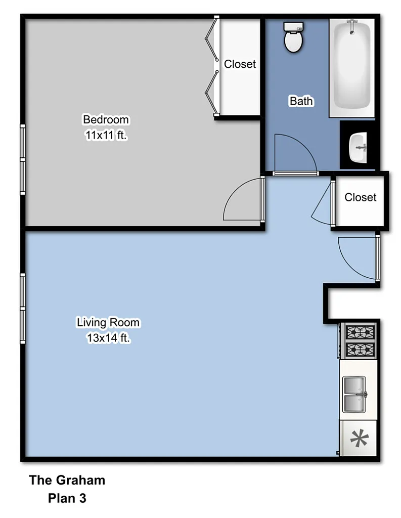 Floor plan The Graham - Taliesin