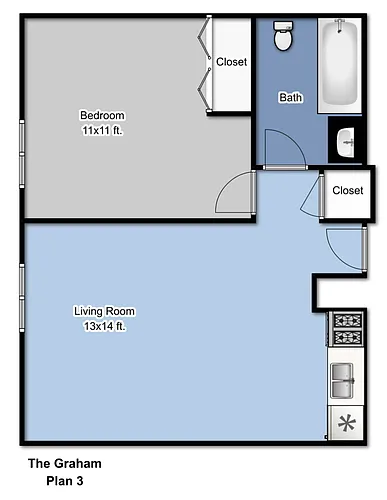 Floor plan The Graham - Taliesin